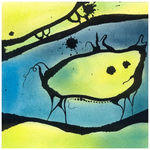 Vreemde wezens vragen om tot leven gewekt te worden. Vanuit het hart en het gevoel geschilderd.