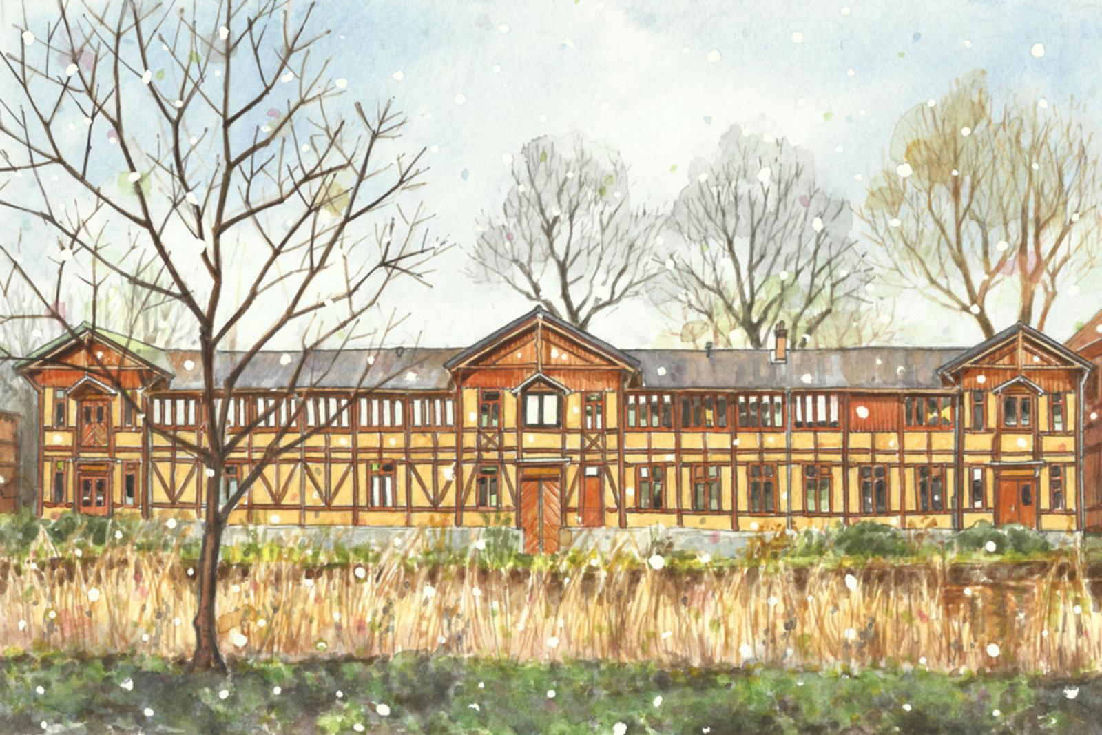 Warehouses at ARTIS zoo in Amsterdam