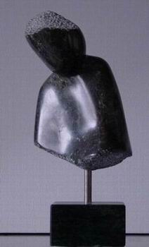 figuur met gebogen hoofd (opaal)