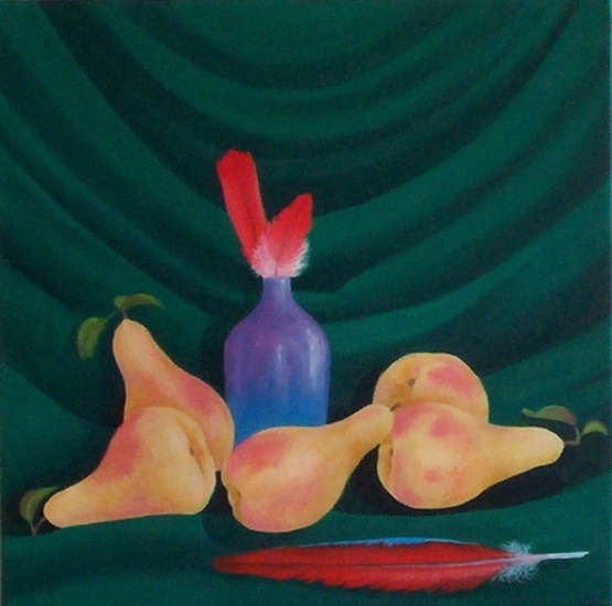 Fruit and Feather Tryptic