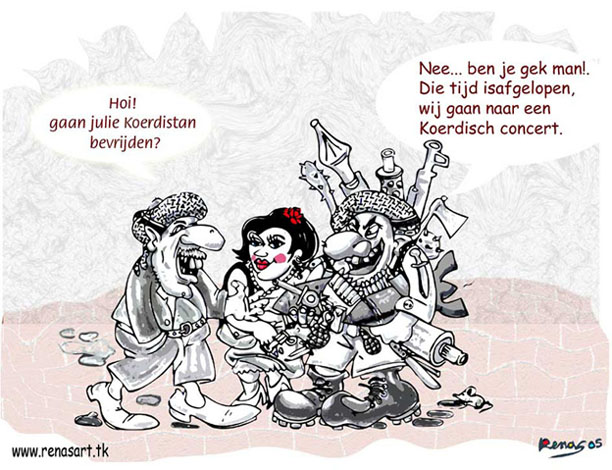 De Koerdische feesten in het buitenland