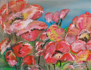 Kleurig en nieuw werk in alle technieken, olie acryl aquarel en of tekeningen