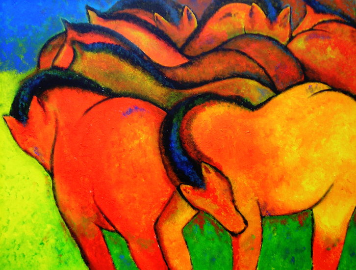 YELLOW HORSES