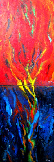 BEGEERTE - rood blauw