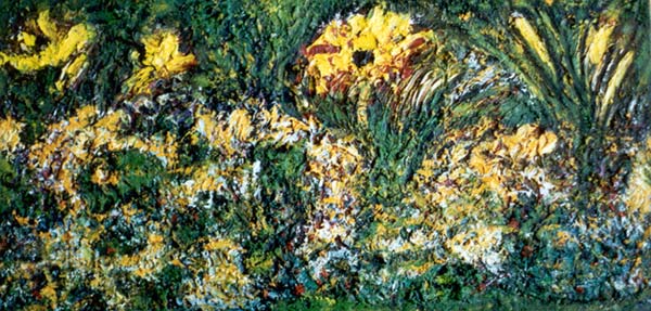 A flowering garden