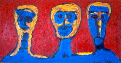 Three faces