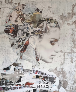 Moderne, mixed media kunstwerken op dubbeldik linnen kwaliteitsdoek