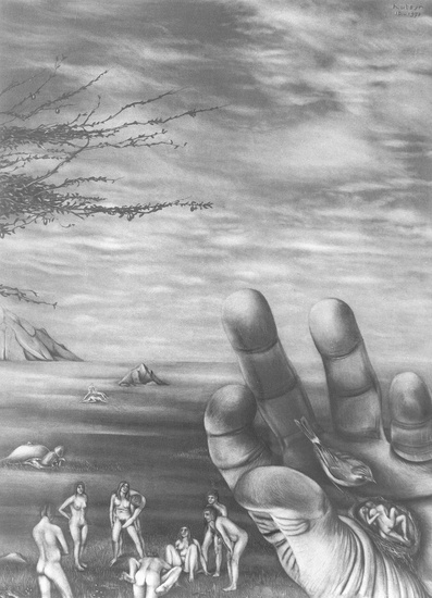 Degeneratie van de liefde (potlood)