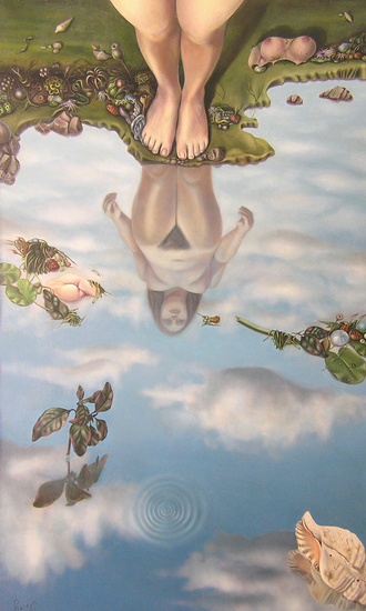 Medium van een herkenning (Olieverf)