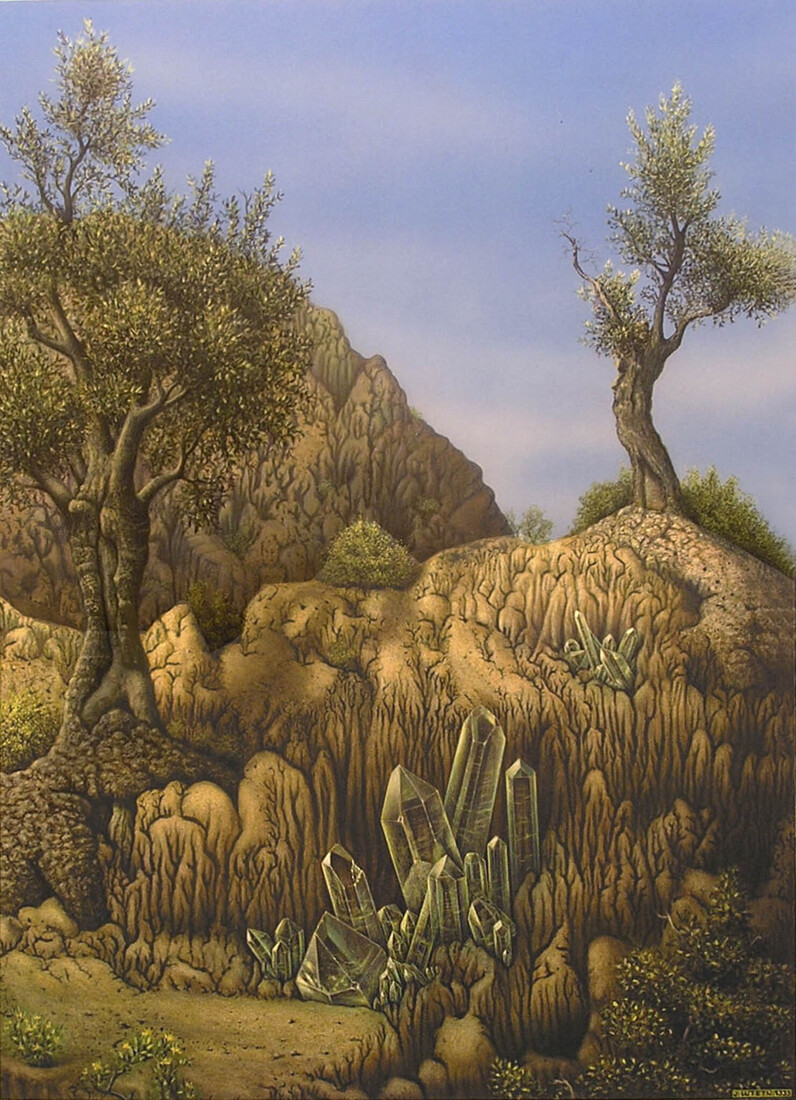 Ongerept landschap (Acryl)