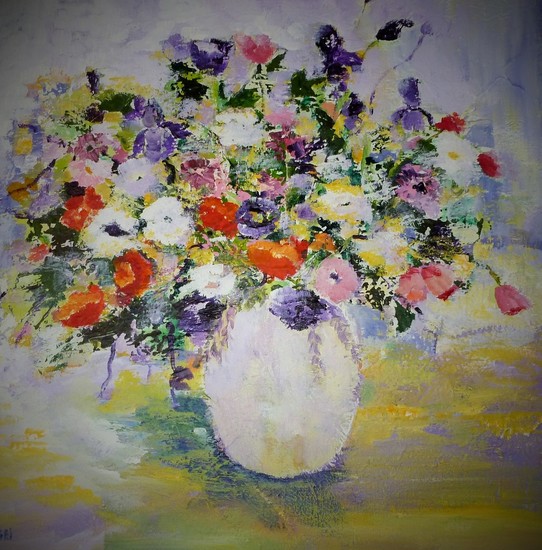 uitbundige bos bloemen