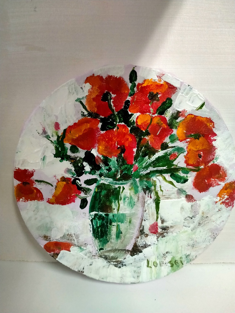 klaprozen stilleven (miniatuur0