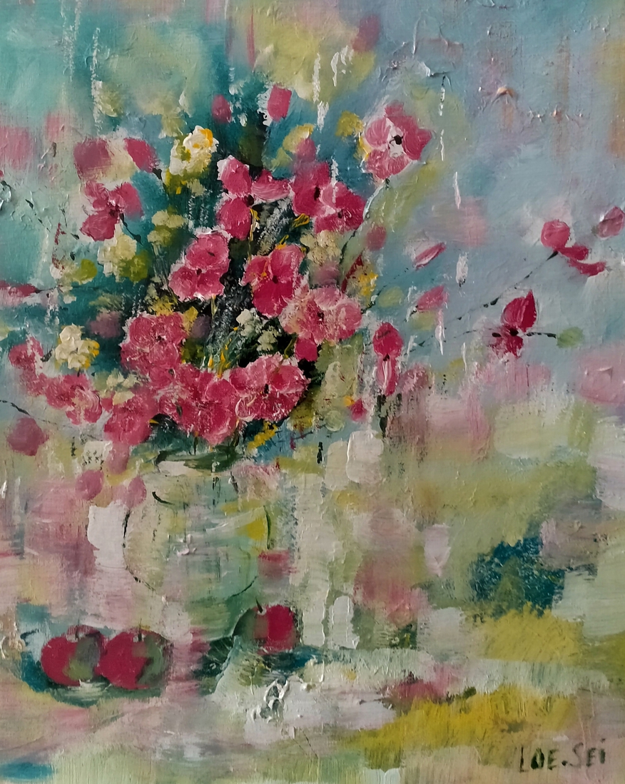 rose bloem stilleven