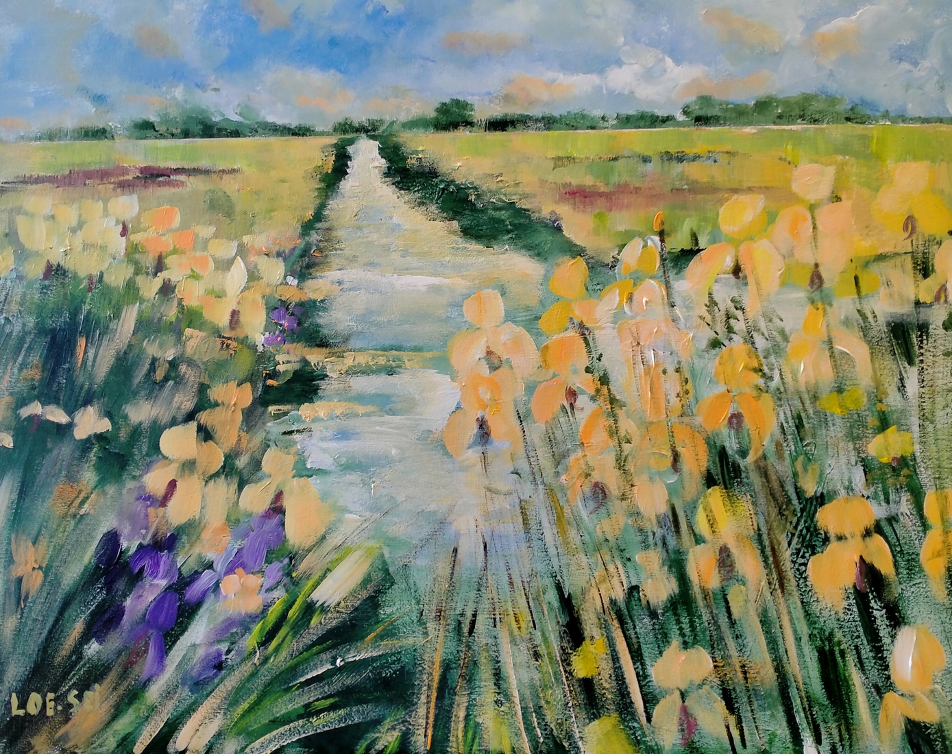 lelies aan de rivier