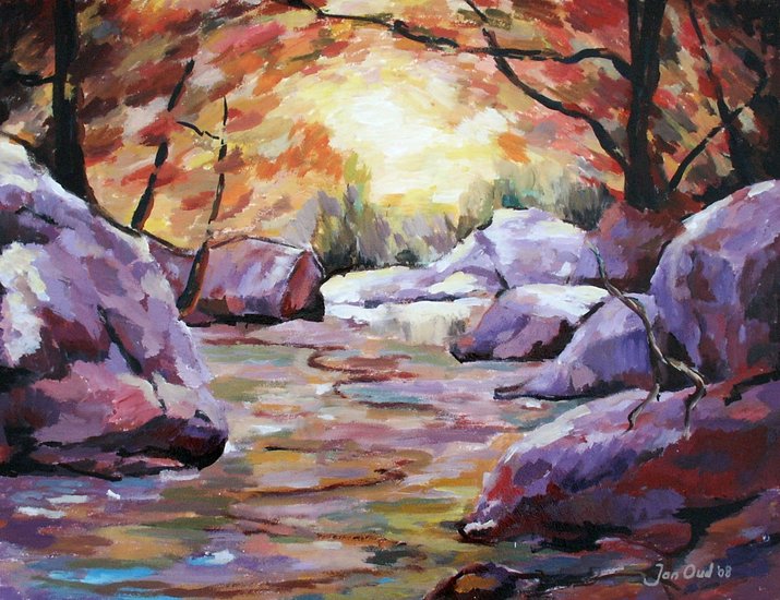 Riviertje in de Ardennen