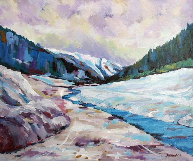 St. Anton. Rivier Rosanne