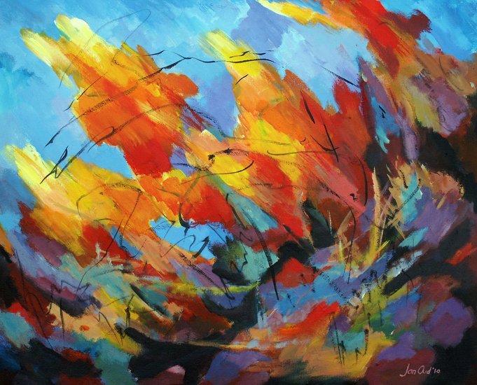 Zonlicht in de herfst