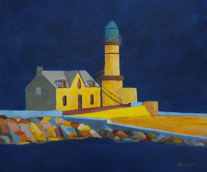 Iles-de-Sein. Le phare Men Brial