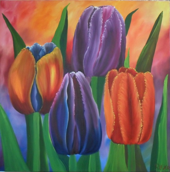 4 tulpen