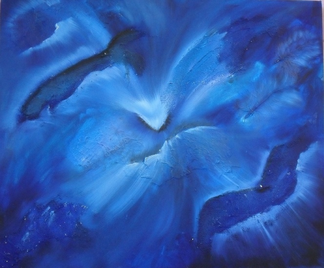 Blue abstract