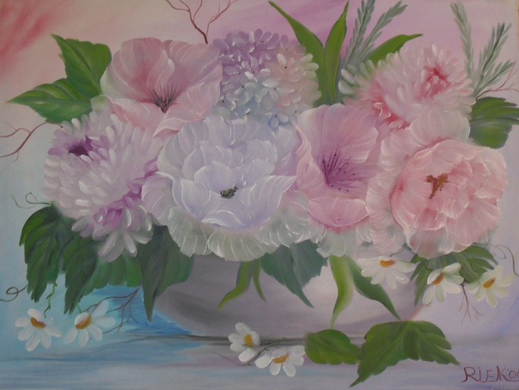 Pastel bloemen
