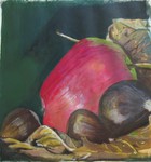 hier werken in acrylverf met allerlei thema's