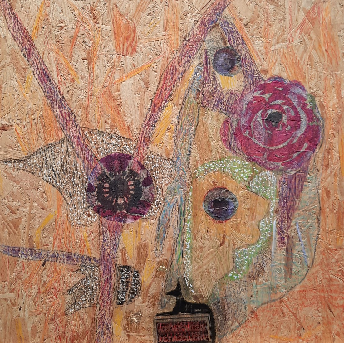 abstractie op vloerpaneel