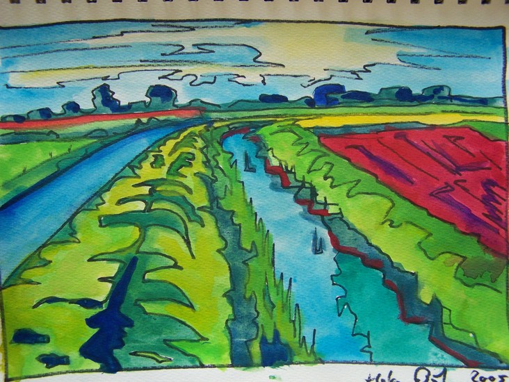 Langs water en wind