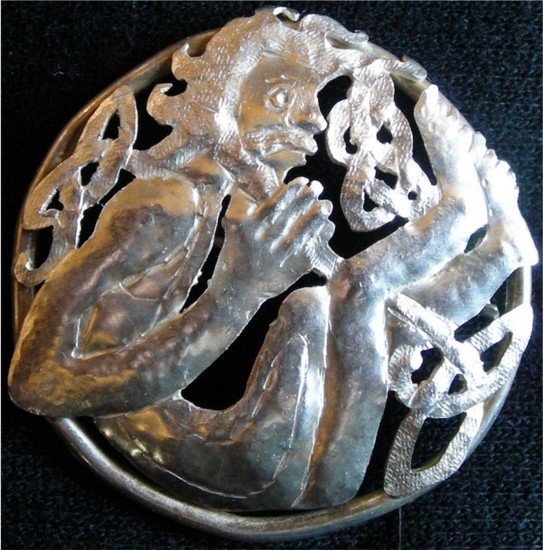 pendant - celtic symbol: man