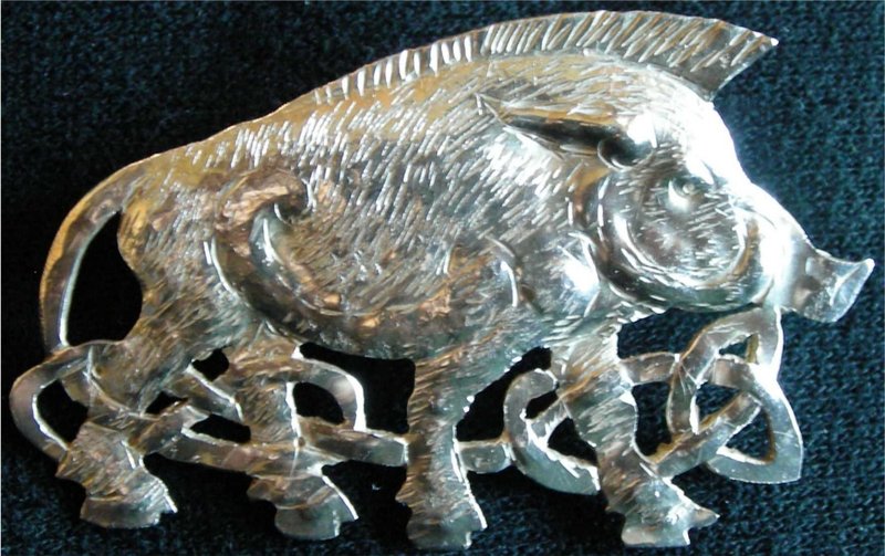 pin - Celtic symbol: boar