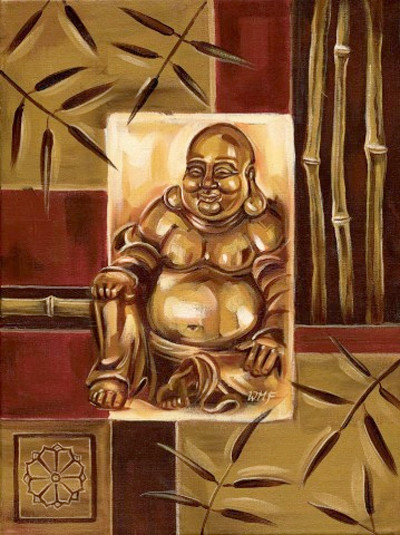 Buddha laughing