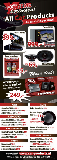 Reclame flyer