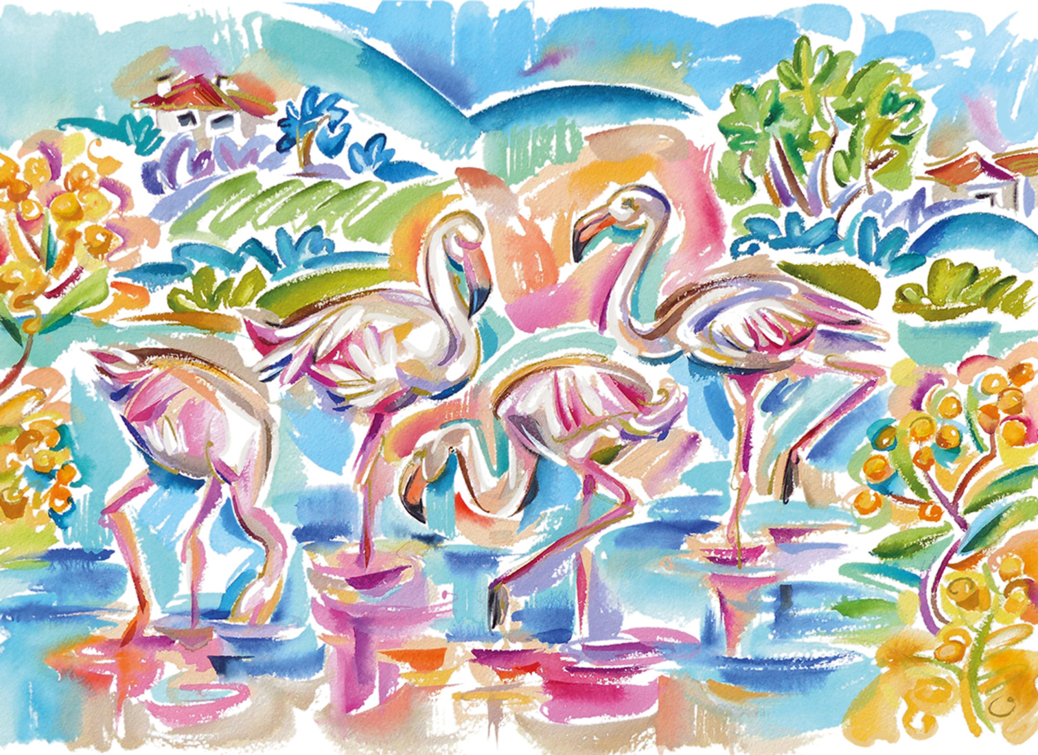 Flamingos Ria Formosa