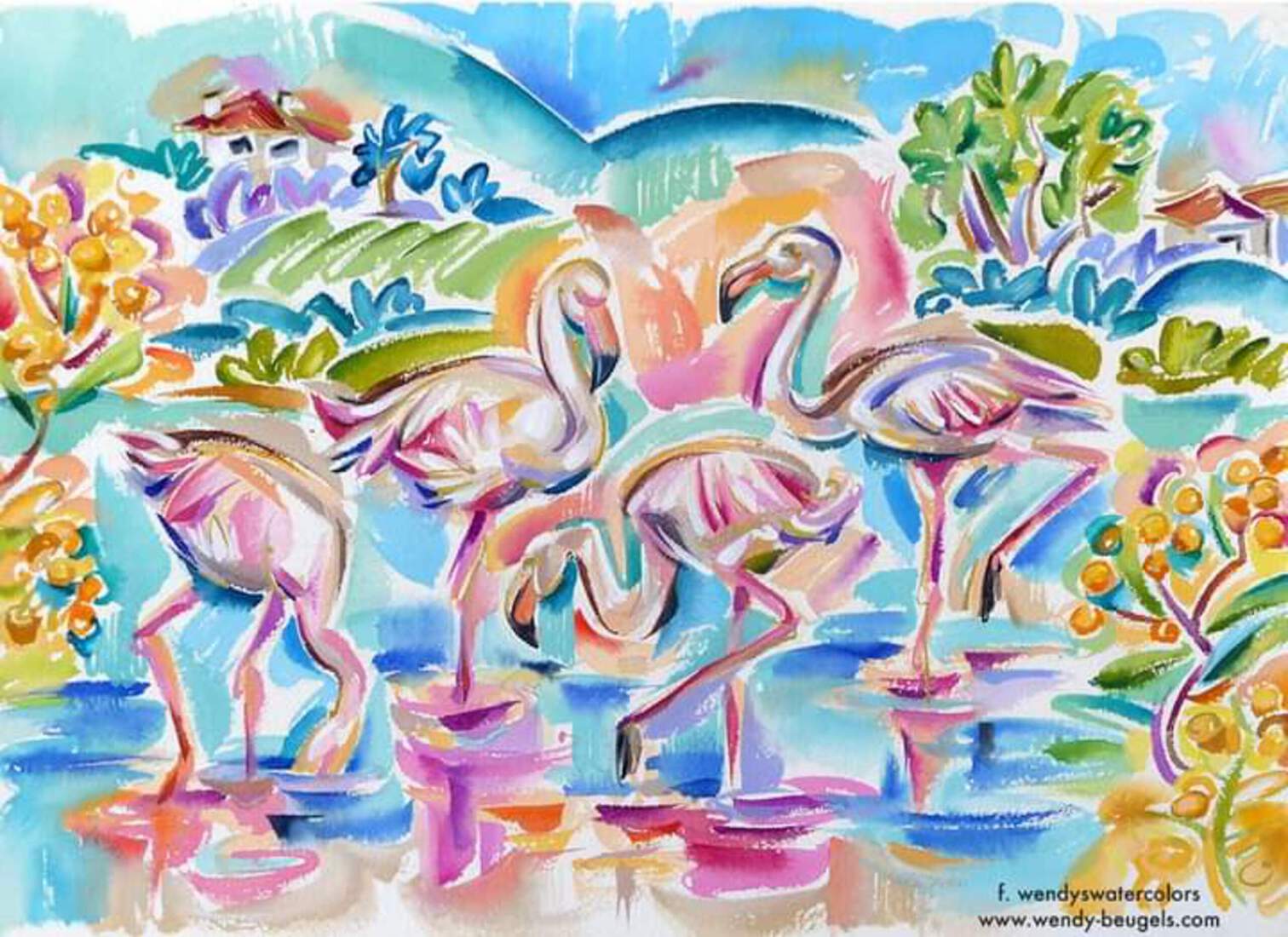 Flamingos