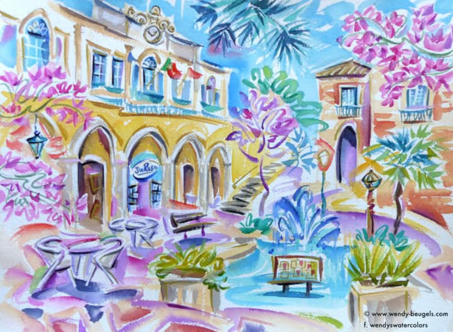 Silves praça Municipal print