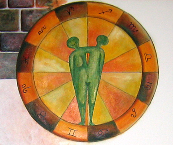 Zeven samenwerkende kunstenaars (detail)