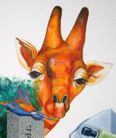 Zeven samenwerkende kunstenaars (detail)