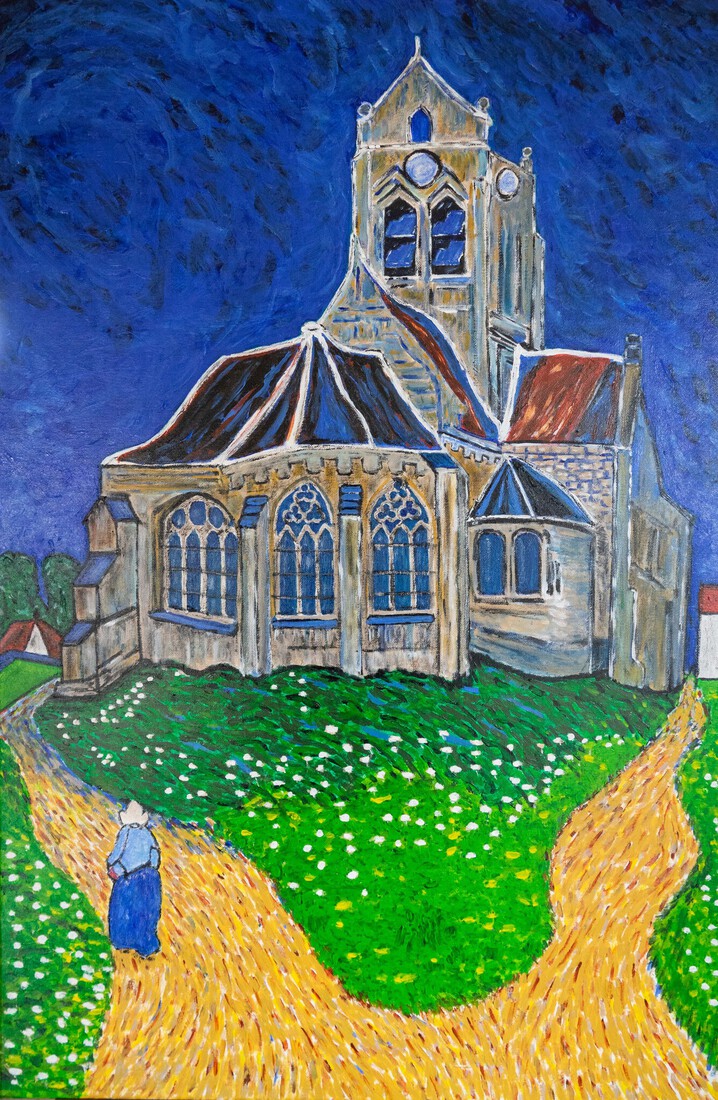 De kerk van Auvers