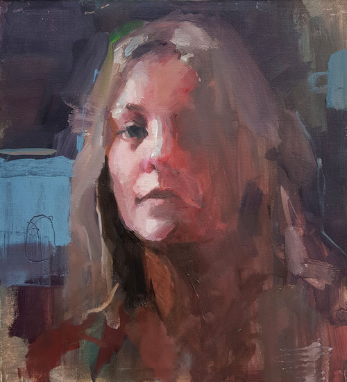 portrait study of young woman
