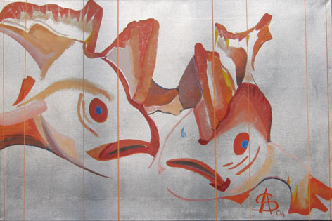 Red hand fish