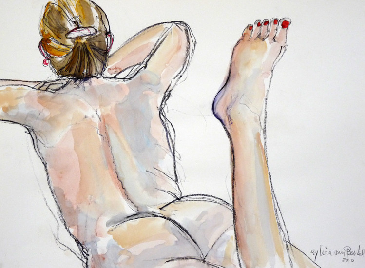 een been in de lucht