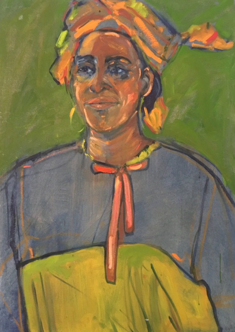 Portret van Afrikaanse vrouw