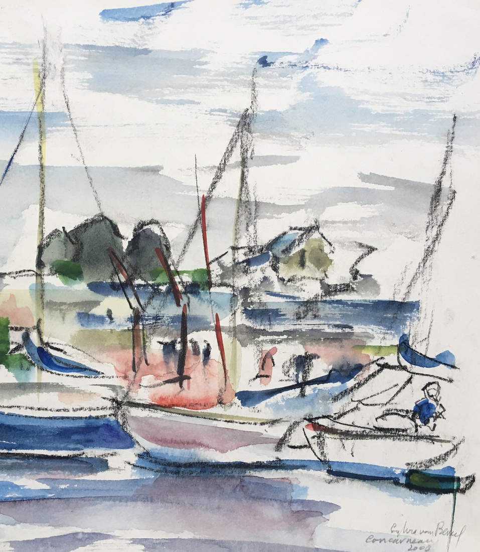 Haven van Concarneau Bretagne