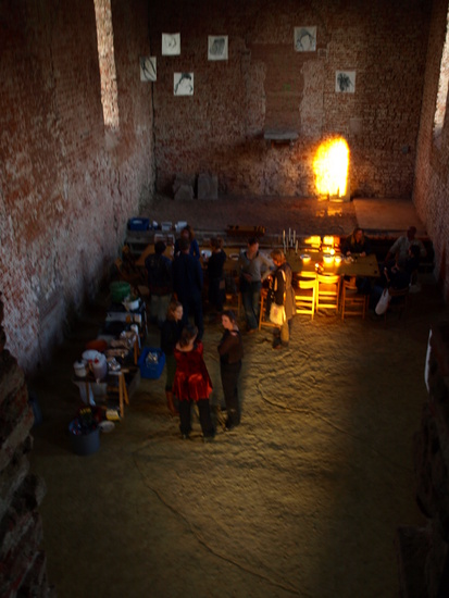 eten in de kerk