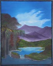 purple mountains