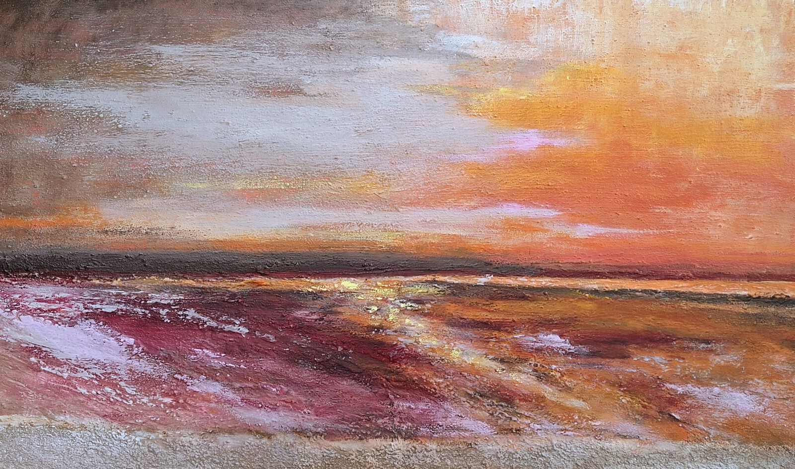 Warm Landschap schilderij 260821