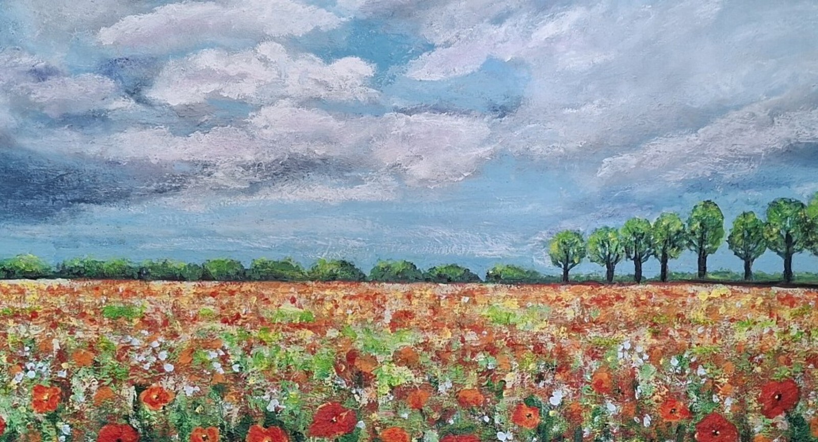 Bloemenzee onder hollandse luchten