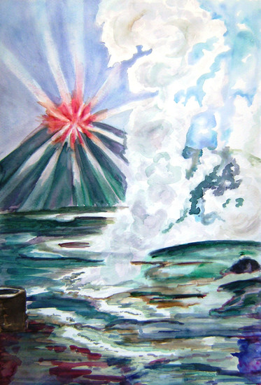 Geysers in het Noorden van Chili