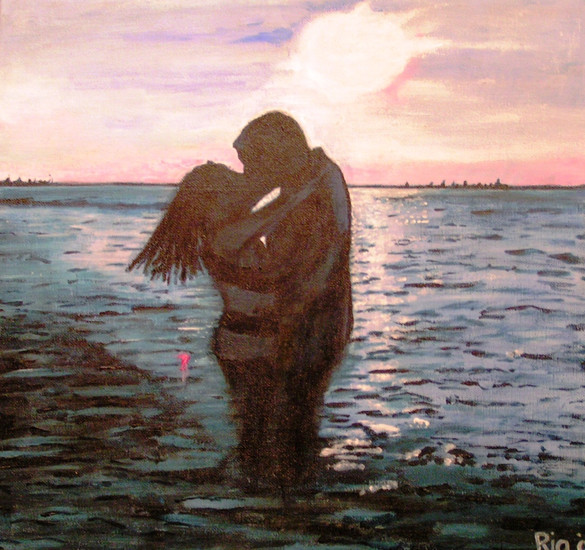 samen aan het IJsselmeer
