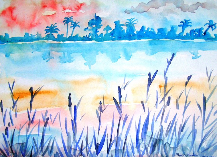 tropisch aquarel
